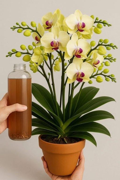En naturlig løsning som stimulerer blomstring og bladglans Grønne planter…