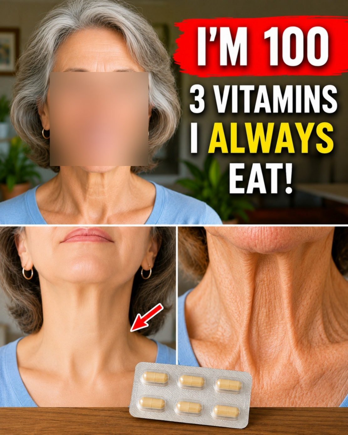 I EAT Top 3 Vitamins to CONQUER AGING! 100 yo Harvard Doctor John Scharffenberg Write “OK” in the comments and you’ll receive the recipe in the first comment.